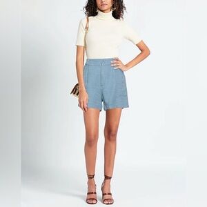 LOFT high waisted Blue Women's Shorts NWT